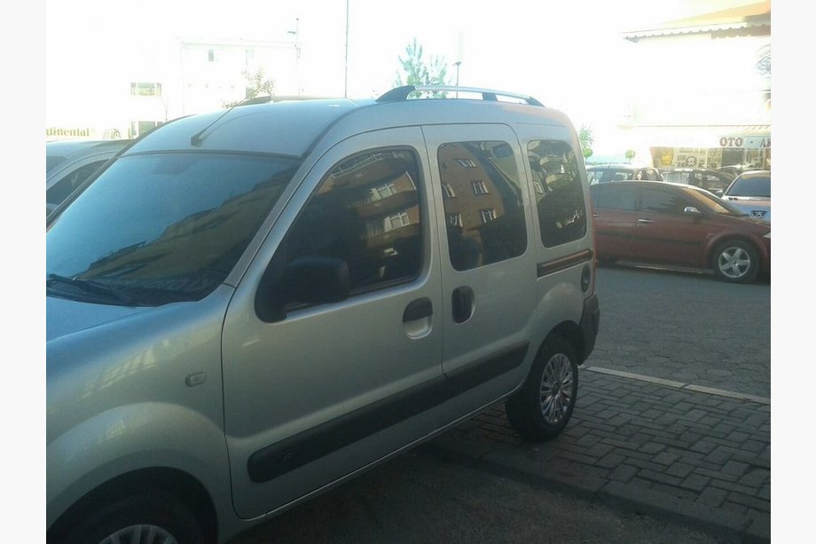 Renault Kangoo 1998-2008 Dachreling Chrom Foto 3