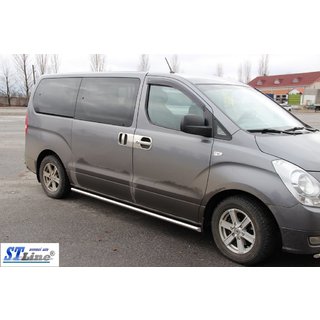 Seitliche Rohre BB001 (2 Stk., Edelstahl) Hyundai H300, H1, Starex 2008-2020 Foto 2