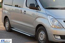 Hyundai H300, H1, Starex 2008-2020 Seitenstufen RedLine Black (2 Stk., Alu) Foto 3