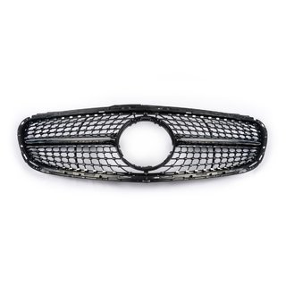 Frontgrill Diamond Black (für Avantgarde und AMG-Line, 2013-2016) Mercedes E-сlass W212 2009-2016 Foto 2