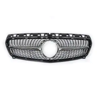 Frontgrill Diamond Silber (2012-2015) Mercedes A-сlass W176 2012-2018 Foto 2