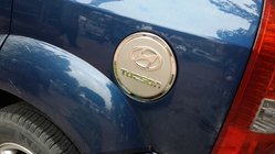 Hyundai Tucson JM 2004- Tankabdeckung Edelstahl Foto 5