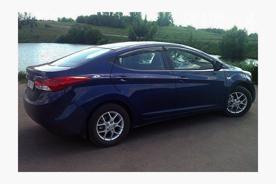 Hyundai Elantra (MD/UD) 2011-2015 Windabweiser (4 Stk, Cobra) Image