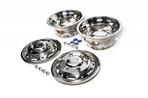 Volkswagen Crafter 2006-2016 Edelstahl Radkappen Exklusiv V1 (2-teilige, 4 Stk) Foto 1