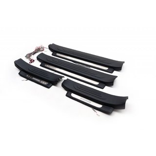 Einstiegsleisten mit Beleuchtung (schwarz) Toyota Land Cruiser Prado 150 2009-2023 Foto 3