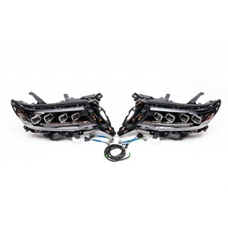 Frontscheinwerfer Lexus-Design 4-LED V1 (2017+, 2 Stk) Toyota Land Cruiser Prado 150 2009-2023 Foto 4