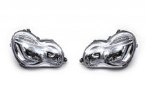 Mercedes C-class W203 2000-2007 Frontscheinwerfer mit LED-Tagfahrlicht (2 Stk) Foto 1