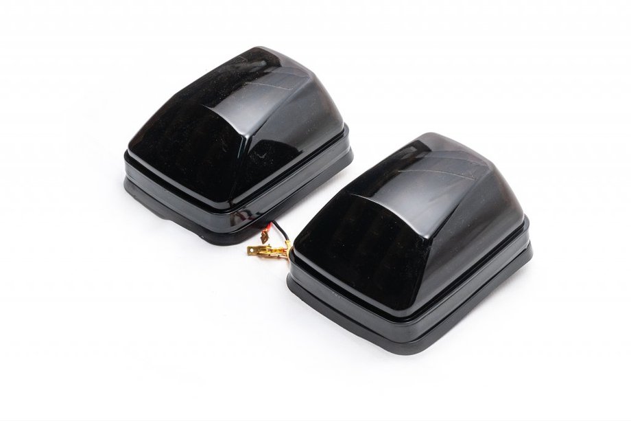 Mercedes G class W463 1990-2018 Blinker auf Motorhaube W464-Black V1 (2 Stk) Image