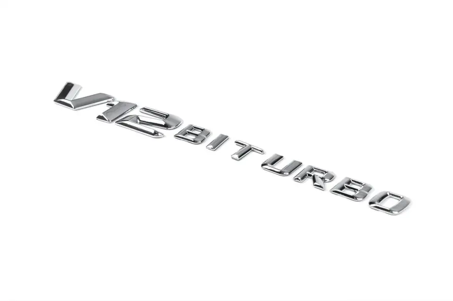 Mercedes Vito W638 1996-2003 Emblem V12 Biturbo Chrom Image