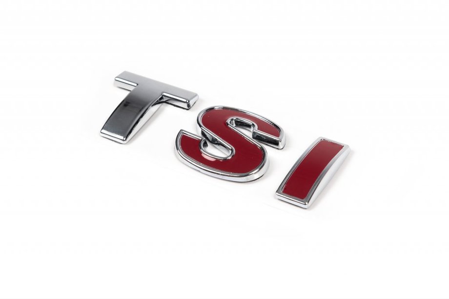 Volkswagen Tiguan 2007-2016 Emblem TSI (gerade Schrift) Image