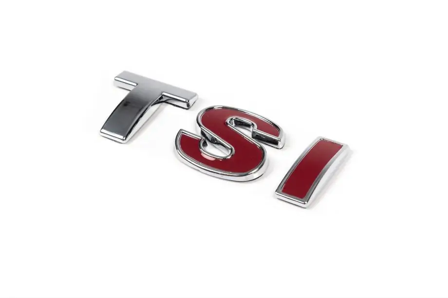 Volkswagen Golf 6 2008-2014 Emblem TSI (gerade Schrift) Image