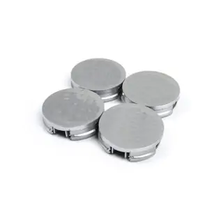 Felgendeckel 52/56 mm V4 Grau (4 Stk.)