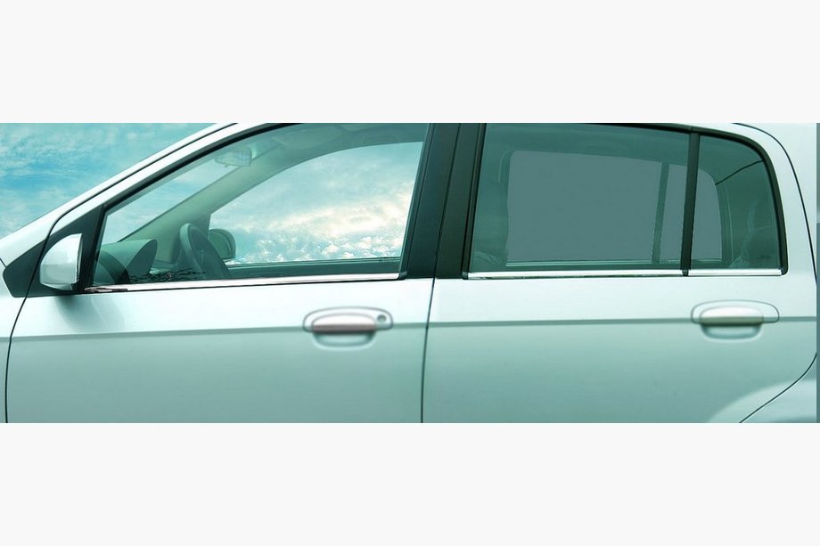 Hyundai Getz 2002- Fensterzierleisten Edelstahl außen (6-tlg.) Carmos - Türkischer Edelstahl Foto 5