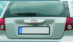 Hyundai Getz 2002- Chromleiste über dem Kennzeichen (2002-2006, Edelstahl) Foto 4