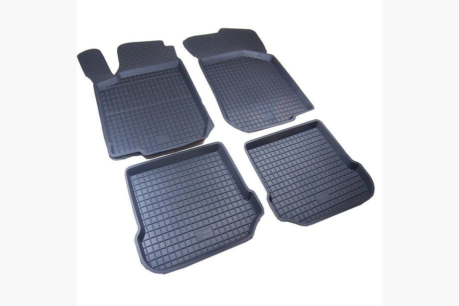 Volkswagen Jetta 2011-2018 Gummimatten mit Rand (4 Stk, Polytep) Image