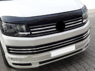 Volkswagen T6 2015-2024 Zierleisten für Kühlergrill Stoßstange 2015-2019 (6 Stk, Edelstahl) Foto 4