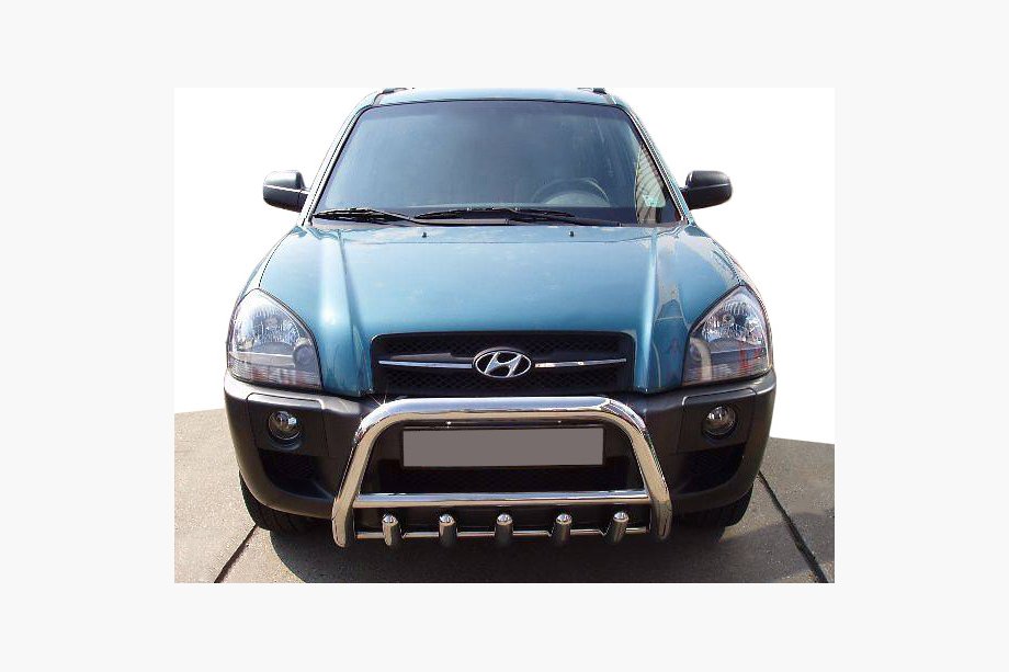 Hyundai Tucson JM 2004- Frontbügel WT003 (Edelstahl) 60 mm Image
