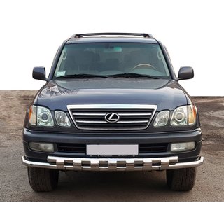 Frontschutzbügel ST015 (Edelstahl) Lexus LX470 1998-2007 Foto 1