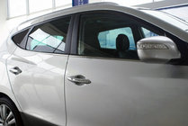 Hyundai IX-35 2010-2015 Fensterzierleisten unten Edelstahl (6 Stk) Foto 2