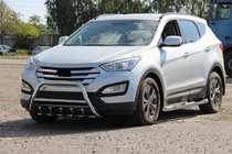 Hyundai Santa Fe 3 2012-2018 Frontbügel WT003 (Edelstahl) Foto 2
