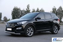 Hyundai Santa Fe 3 2012-2018 Frontbügel ST014 (Edelstahl) Foto 3