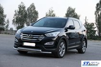 Hyundai Santa Fe 3 2012-2018 Frontbügel ST014 (Edelstahl) Foto 4