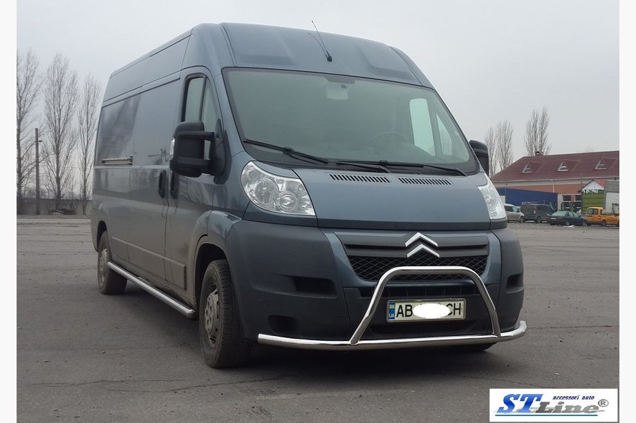 Peugeot Boxer 2006-2025 Frontbügel ST019 (Edelstahl) Foto 2
