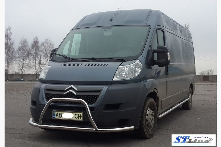Peugeot Boxer 2006-2025 Frontbügel ST019 (Edelstahl) Foto 3