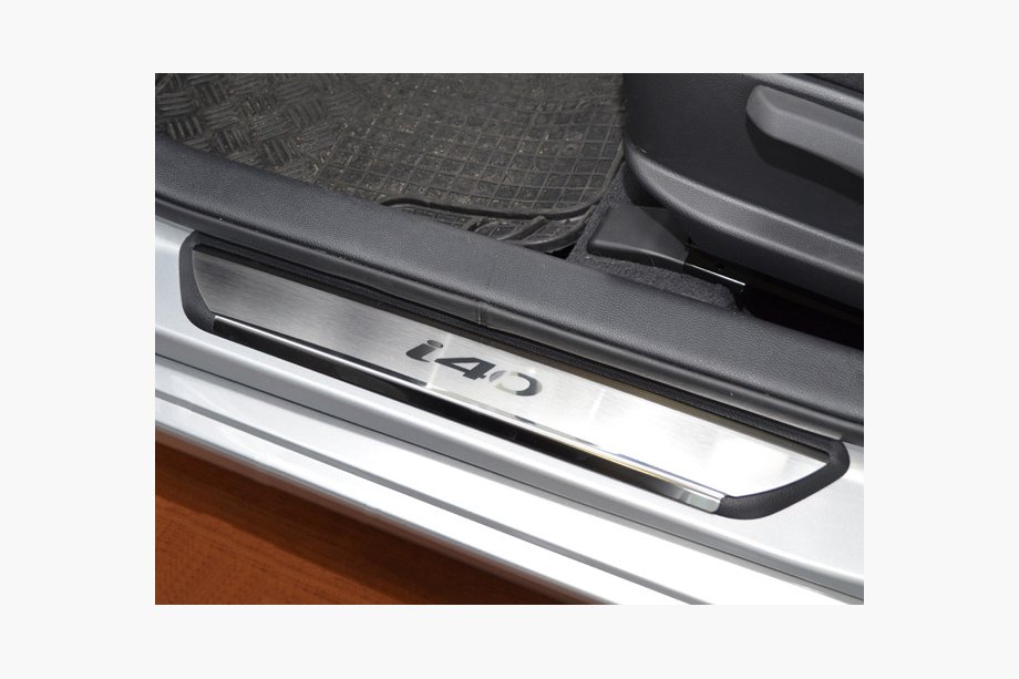 Hyundai I-40 2011-2019 Einstiegsleisten Natanika Premium (4 Stk, Edelstahl) Image