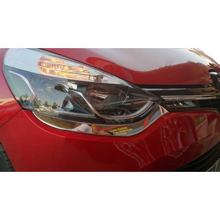 Chrom Scheinwerfer Abdeckungen vorne (2 Stk, Edelstahl) Renault Clio IV 2012-2019 Foto 1