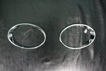 Hyundai Santa Fe 2 2006-2012 Chrom Blenden für Nebelscheinwerfer (2 Stk., Kunststoff) Foto 1