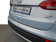 Hyundai Santa Fe 3 2012-2018 Heckstoßstangenschutz mit Kante Nataniko (Edelstahl) Santa Fe, 2016-2016 Foto 1