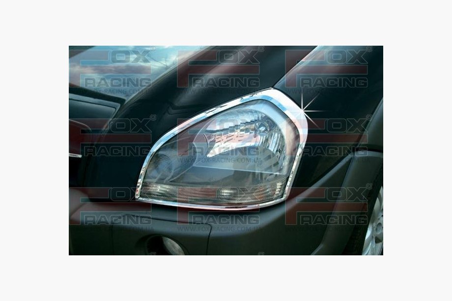 Hyundai Tucson JM 2004- Scheinwerferabdeckungen (2 Stk., Kunststoff) Image