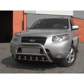 Frontbügel WT003 (Edelstahl) Hyundai Santa Fe 2 2006-2012 Foto 3