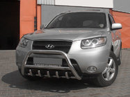 Hyundai Santa Fe 2 2006-2012 Frontbügel WT003 (Edelstahl) Foto 3