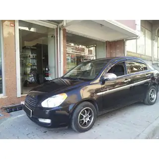Chrom Türgriffblenden (4 Stk) Hyundai Accent 2006-2010 Foto 4