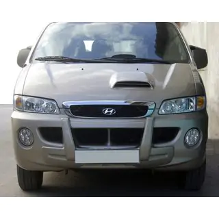 Zentrale Frontlippe (grundiert zum Lackieren) Hyundai H200, H1, Starex 1998-2007 Foto 1