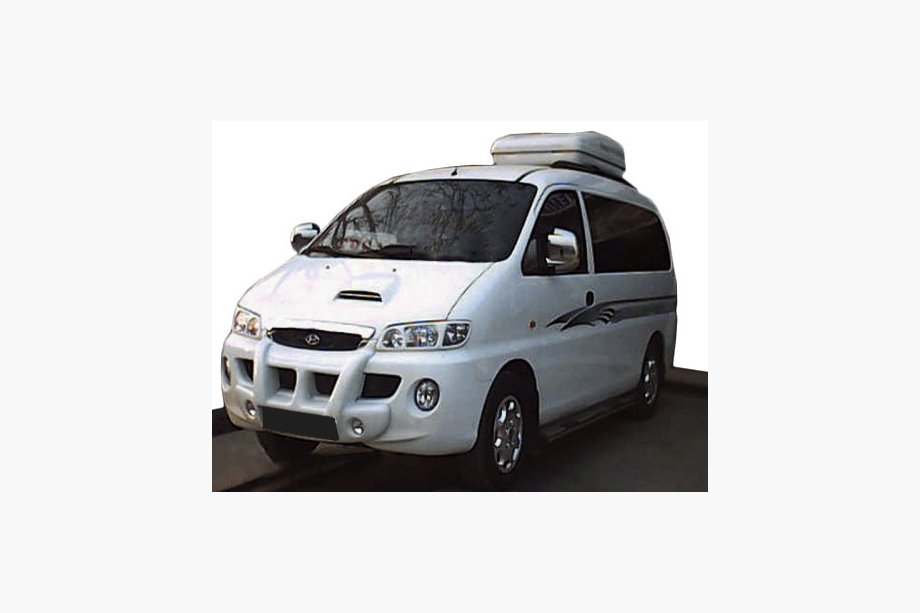 Hyundai H200, H1, Starex 1998-2007 Zentrale Frontlippe mit Nebelscheinwerfern (grundiert zum Lackieren) Image