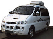 Hyundai H200, H1, Starex 1998-2007 Zentrale Frontlippe mit Nebelscheinwerfern (grundiert zum Lackieren) Foto 1