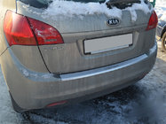 Kia Venga 2010-2019 Heckstoßstangenschutz mit Kante Natanika (Edelstahl) Foto 1