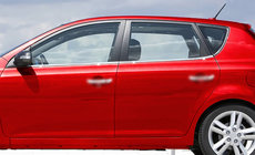 Kia Ceed 2007-2012 Fensterzierleisten Edelstahl (4 Stk.) Foto 2