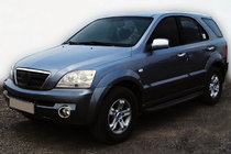 Kia Sorento I BL 2002-2009 Nebelscheinwerfer Blenden Edelstahl (2 Stk) Foto 1