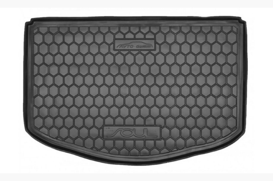 Kia Soul II 2013-2018 Kofferraummatte unten ohne Organizer (Autogumm, Gummi) Image
