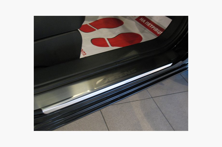 Kia Carens 1999-2012 Einstiegsleisten Natanika Premium (4 Stk, Edelstahl) Image