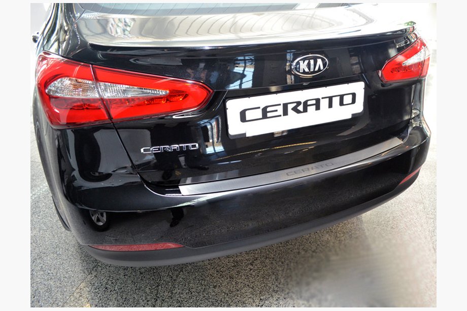 Kia Cerato 3 2013-2018 Heckstoßstangenabdeckung Natanika (Edelstahl) Image