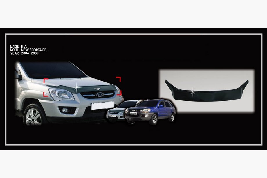Kia Sportage 2004-2010 SALE! Motorhaubenschutz (Korea) Image