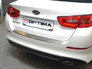 Kia Optima 2010-2016 Heckstoßstangenschutz mit Kante Nataniko (2014-2016, Edelstahl) Foto 1