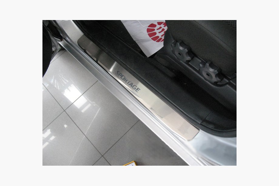 Kia Sportage 2004-2010 Einstiegsleisten Abdeckungen Nataniko (4 Stk., Edelstahl) Image