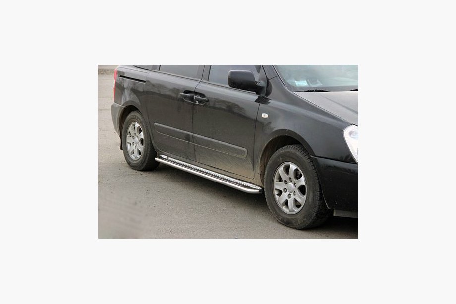 Kia Carnival 2002-2013 Trittbretter KB001 Edelstahl 60 mm Image
