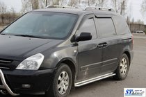Kia Carnival 2002-2013 Trittbretter KB001 Edelstahl 60 mm Foto 3